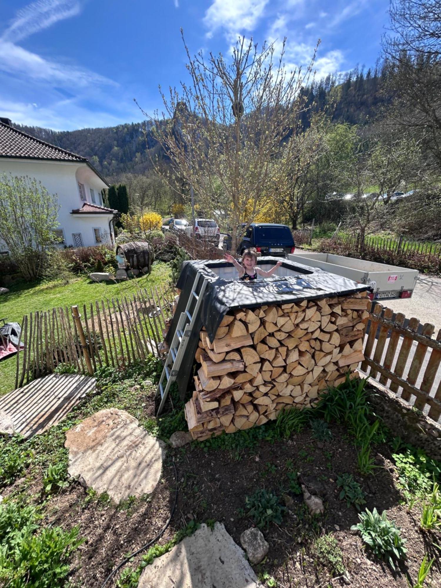 Zwergdackeladlerhirsch Lägenhet Beuron Exteriör bild
